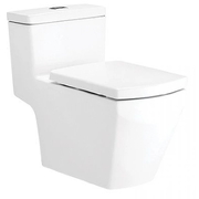 Bàn Cầu 1 Khối COTTO C10717 Grand Tetragon Xả Nhấn Nắp Êm