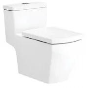 Bàn Cầu 1 Khối COTTO C10717 Grand Tetragon Xả Nhấn Nắp Êm