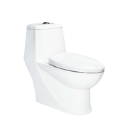 Bàn Cầu 1 Khối Xả Nhấn Nắp Êm Hảo Cảnh HC 1003