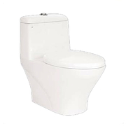 Bàn Cầu 1 Khối Nắp Êm Xả Nhấn Hảo Cảnh HC 1005