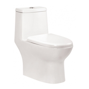 Bồn cầu 1 Khối nắp rơi êm Ceravi C504 xả nhấn