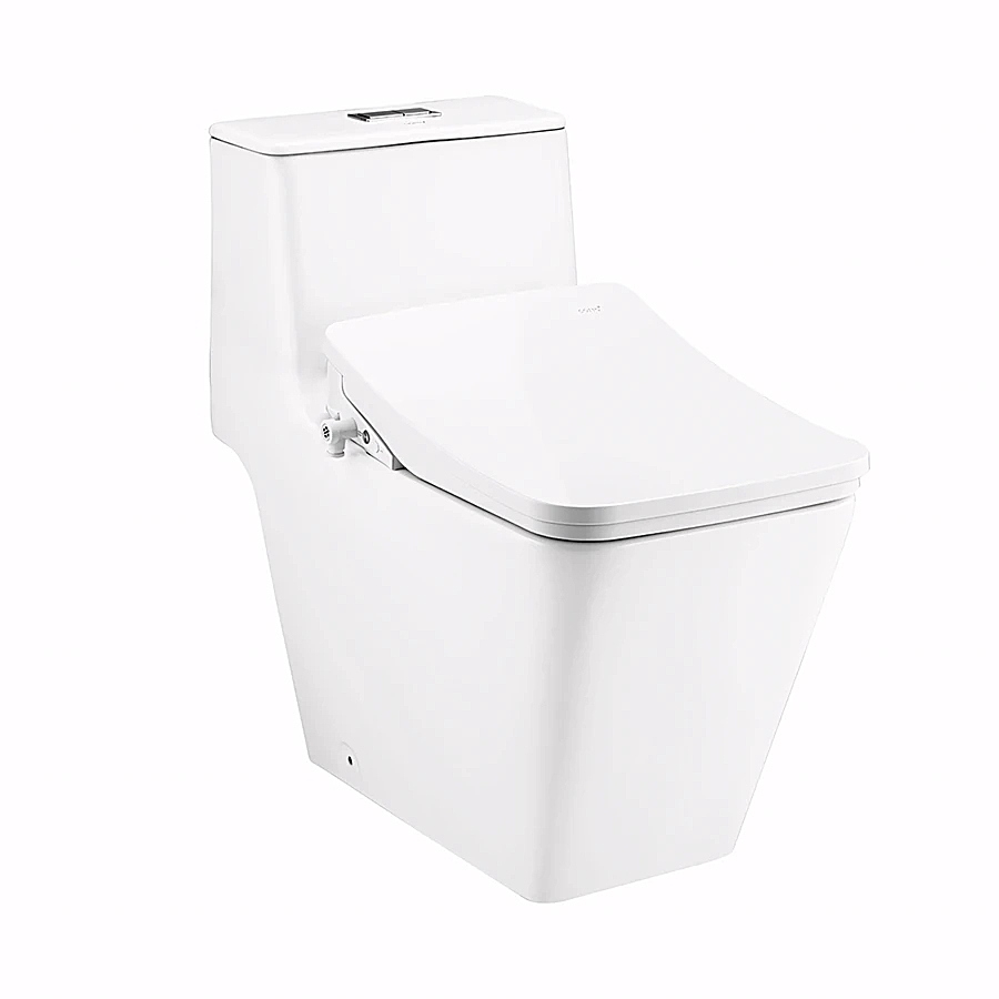 Bàn Cầu 1 Khối Nắp Điện Tử COTTO C10327(CV8)