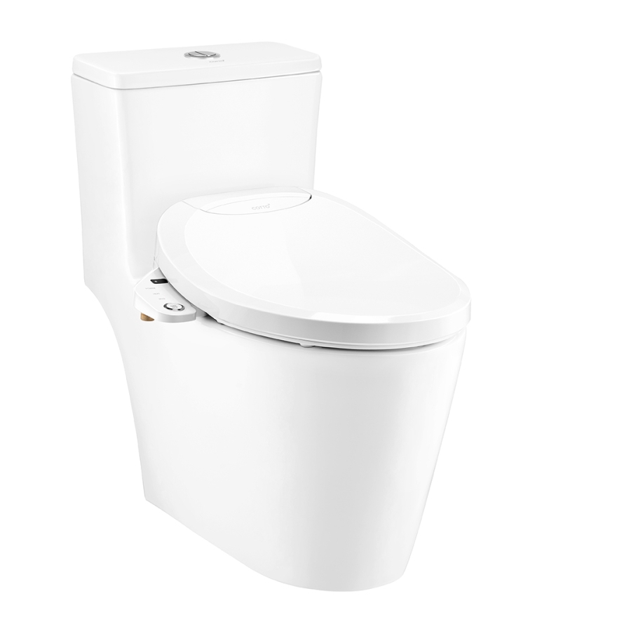 Bàn Cầu 1 Khối Nắp Điện Tử COTTO C110507(CV7)