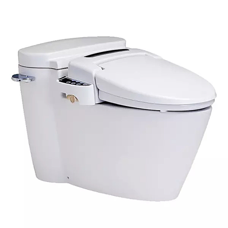 Bàn cầu 1 khối nắp rửa điện tử COTTO C100417(CV1)