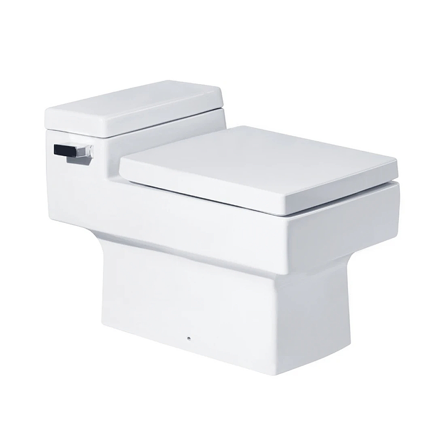 Bàn Cầu 1 Khối Vuông Xả Gạt Nắp Êm COTTO C10317 