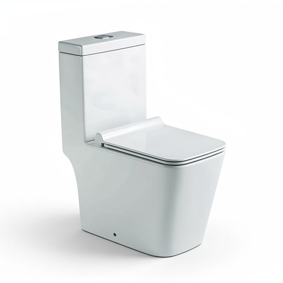 Bồn cầu 1 khối nắp rơi êm Atmor AT8869