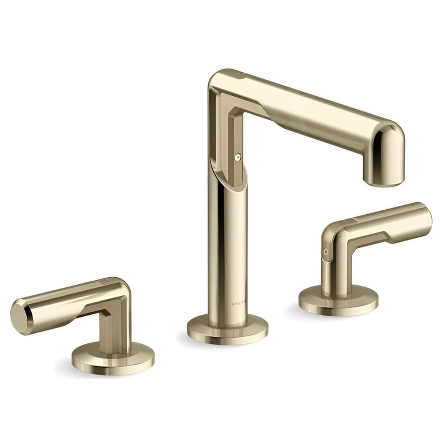 Vòi chậu rửa mặt 3 lỗ màu vàng Kallista P34582-BAF-AF