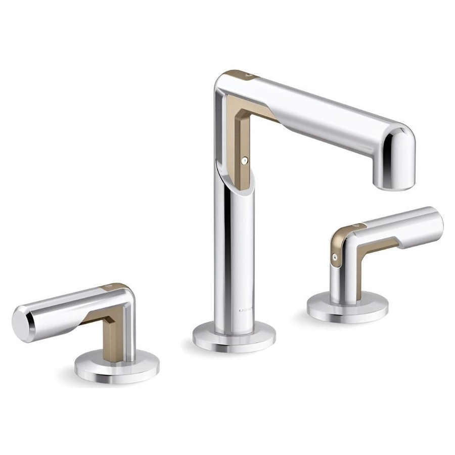 Vòi chậu rửa mặt 3 lỗ màu chrome Kallista P34582-BV-CP