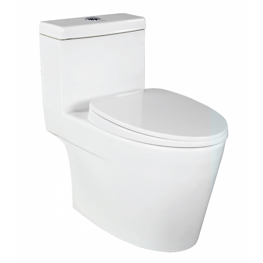 Bồn cầu 1 khối nắp êm Premier P11-001-WH xả nhấn