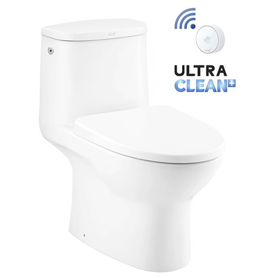 Bàn Cầu 1 Khối COTTO C105327 nắp rơi êm 