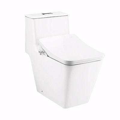 Bàn Cầu 1 Khối Nắp Điện Tử COTTO C10327(CV8)