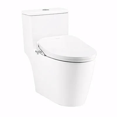 Bàn Cầu 1 Khối Nắp Điện Tử COTTO C110507(CV5)