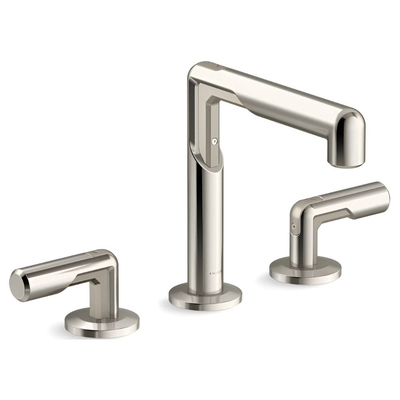 Vòi chậu rửa mặt 3 lỗ màu nickel Kallista P34582-BN-SN