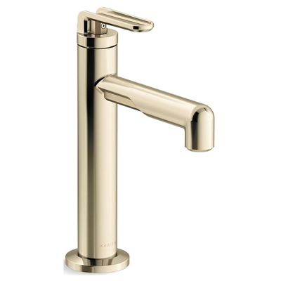 Vòi chậu rửa mặt 1 lỗ màu vàng Kallista P34583-BAF-AF