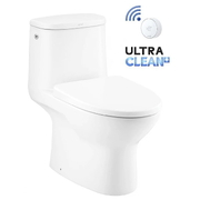 Bàn Cầu 1 Khối COTTO C105327 nắp rơi êm 