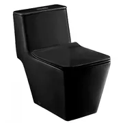 Bàn Cầu 1 Khối Màu Đen Nắp Êm COTTO C1032 MBK
