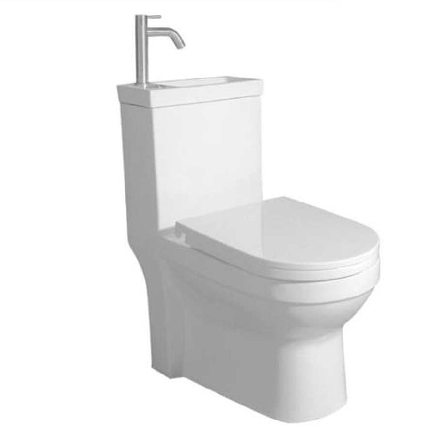 Bàn cầu 1 khối kèm chậu lavabo Miken MK-0882