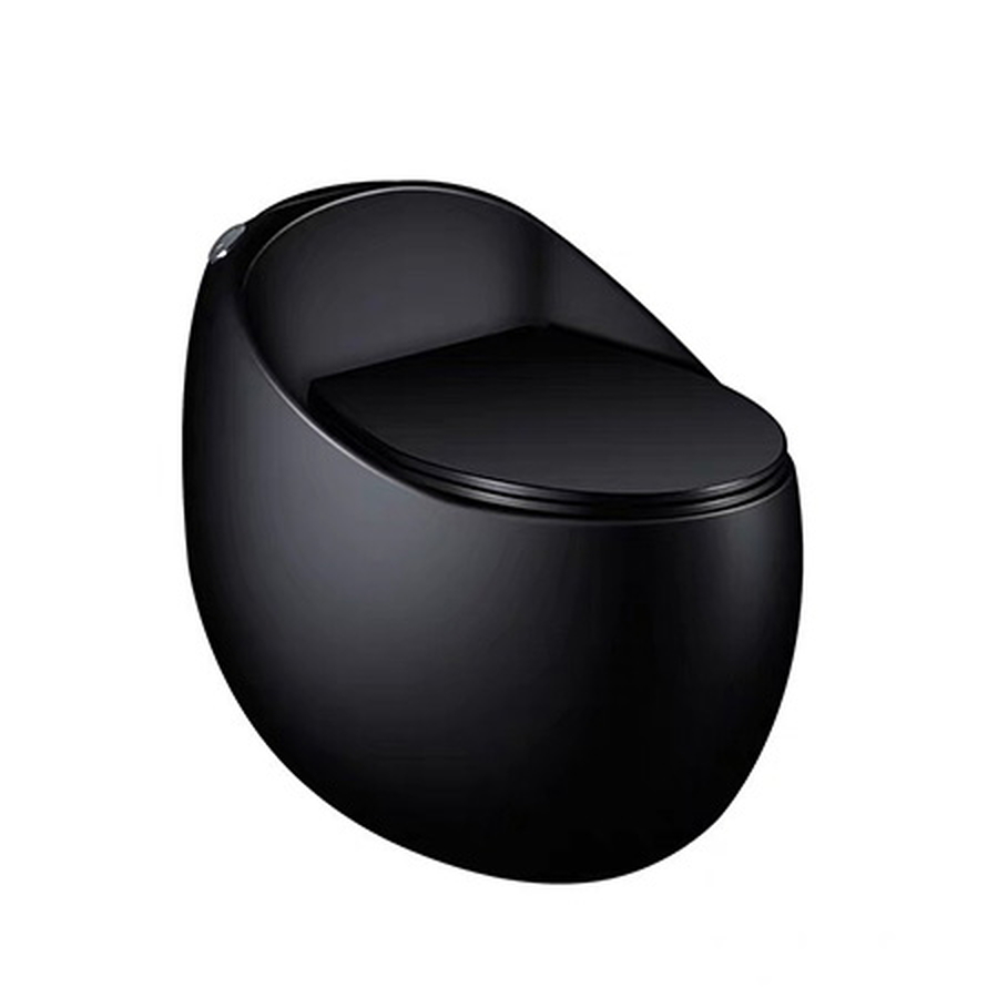 Bàn cầu 1 khối màu đen Miken MKB-0892B