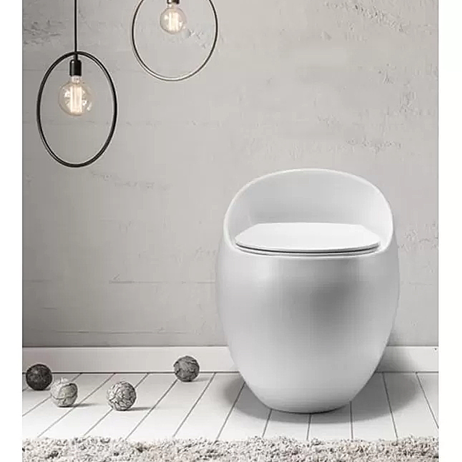 Bàn cầu 1 khối màu trắng Miken MKB-0892W