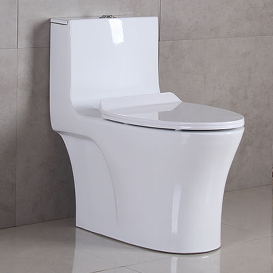 Bàn cầu 1 khối nắp rơi êm Moonoah MN-1250