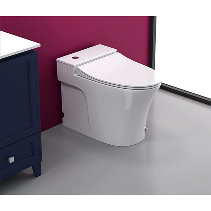 Bàn cầu 1 khối nắp rơi êm Moonoah MN-1567