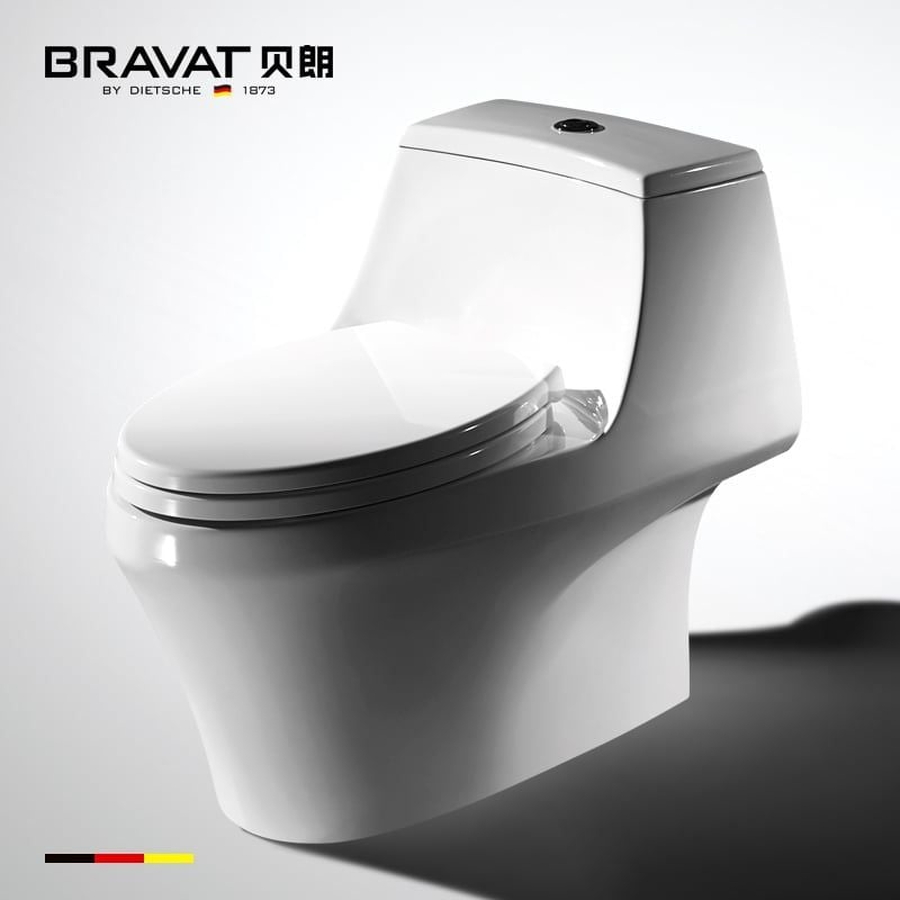 Bồn cầu 1 khối nắp êm BRAVAT C21120XUW-3BA-ENG