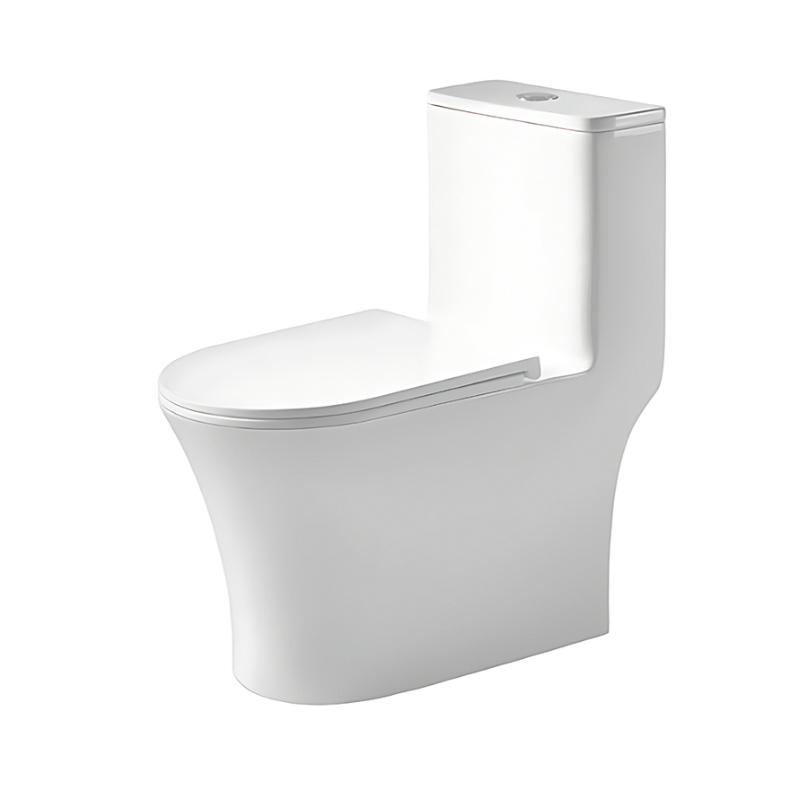 Bồn cầu 1 khối nắp êm cao cấp BRAVAT C21400W-3-ENG 