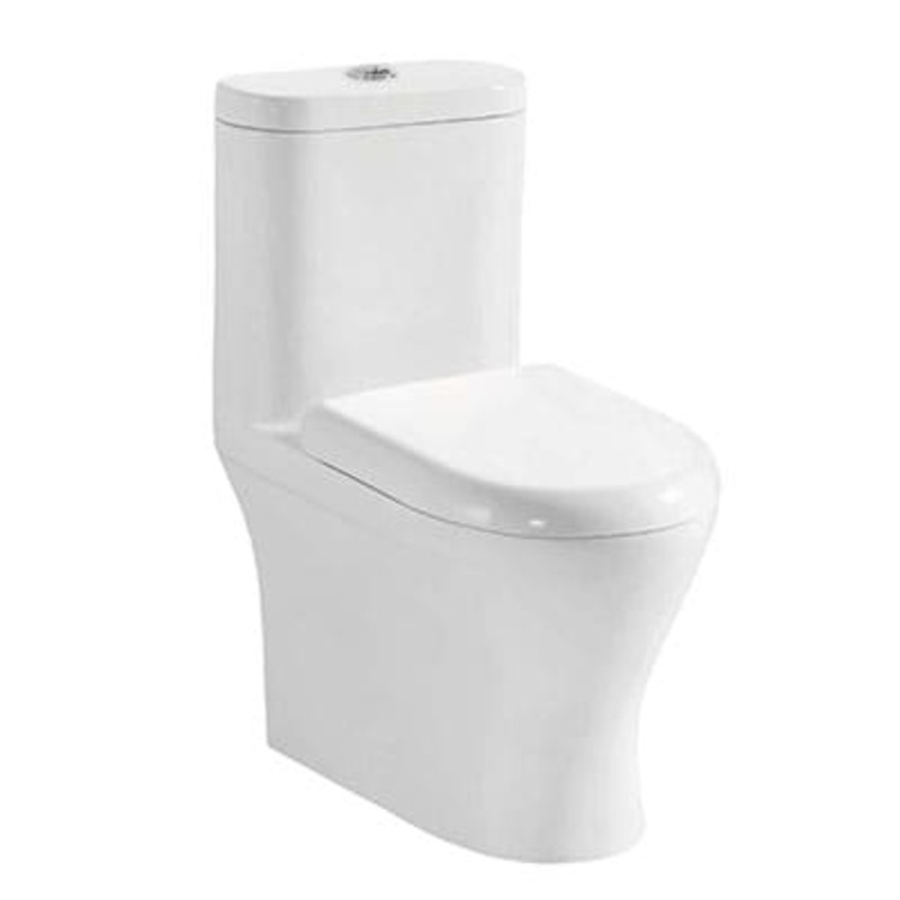 Bồn cầu 1 khối nắp rơi êm Aqualem FT071