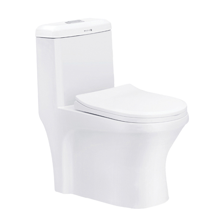 Bồn cầu 1 khối nắp rơi êm Basic BS-102