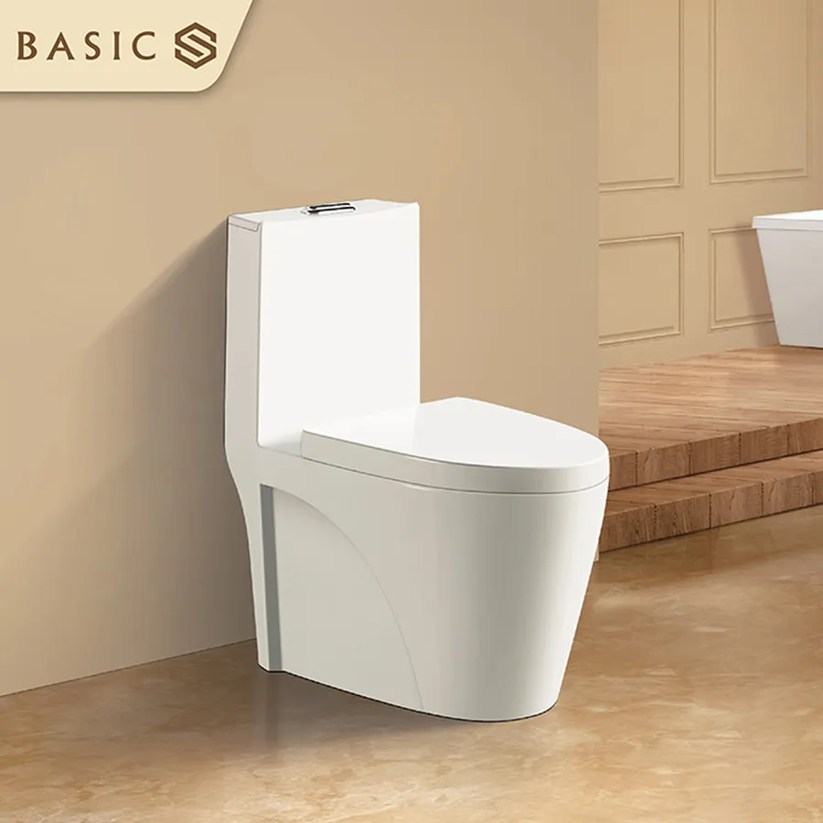 Bồn cầu 1 khối nắp rơi êm Basic BS-105
