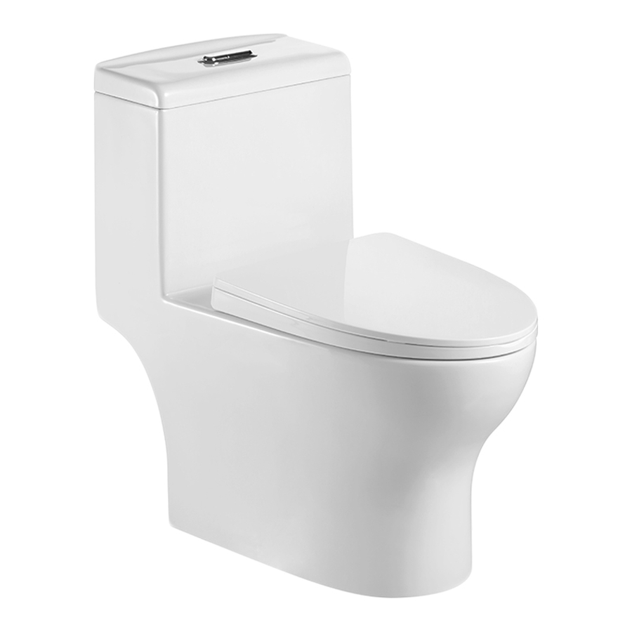 Bồn cầu 1 khối nắp rơi êm Basic BS-106