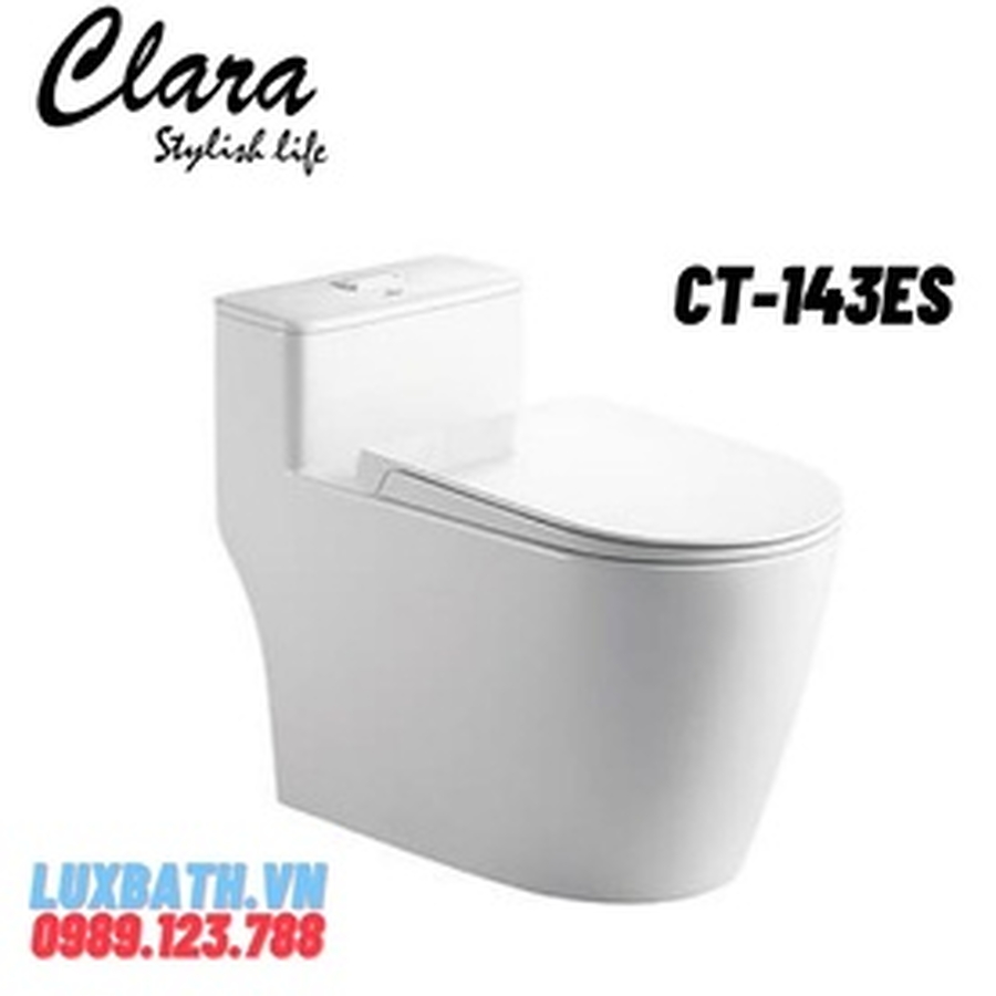 Bồn cầu 1 khối nắp rơi êm Clara CT-143ES