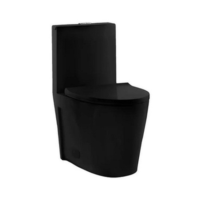 Bàn cầu 1 khối màu đen Miken MKB-0890