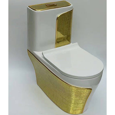 Bồn cầu nghệ thuật nắp êm 1 khối Dada A-2073BLGB