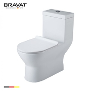 Bồn cầu 1 khối nắp êm cao cấp BRAVAT C21224XUW-3