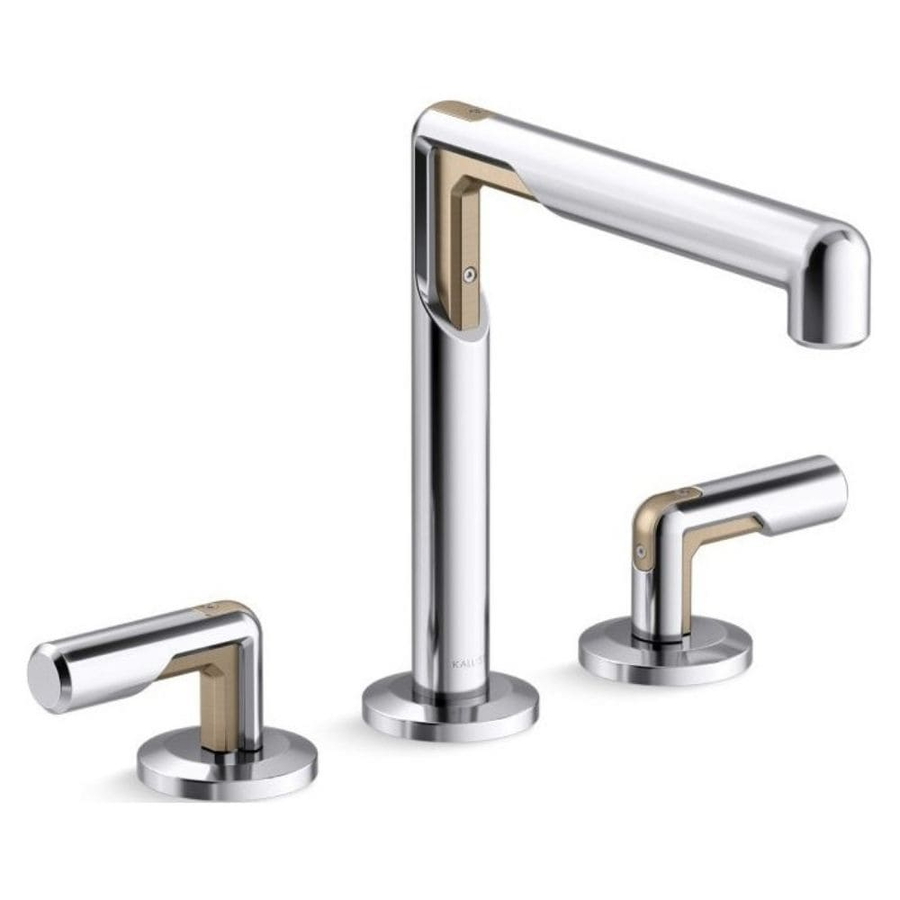 Vòi bồn tắm thân cao nóng lạnh màu chrome Kallista P34585-BV-CP