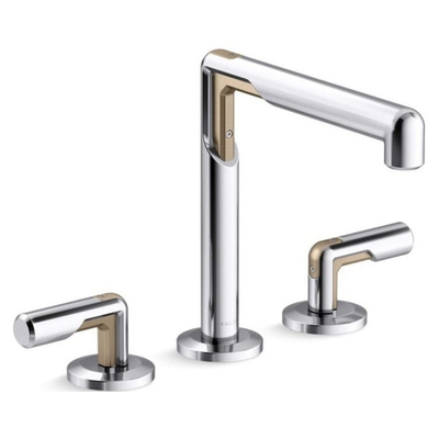 Vòi bồn tắm thân cao nóng lạnh màu chrome Kallista P34585-BV-CP