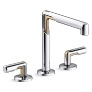 Vòi bồn tắm thân cao nóng lạnh màu chrome Kallista P34585-BV-CP