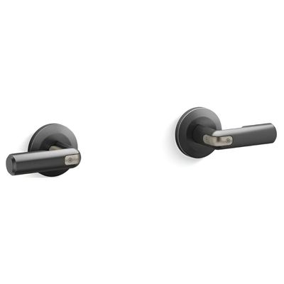 Tay gạt vòi bồn tắm âm tường màu đen Kallista P34587-BN-BGP