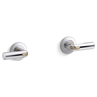 Tay gạt vòi bồn tắm âm tường màu chrome Kallista P34587-BV-CP