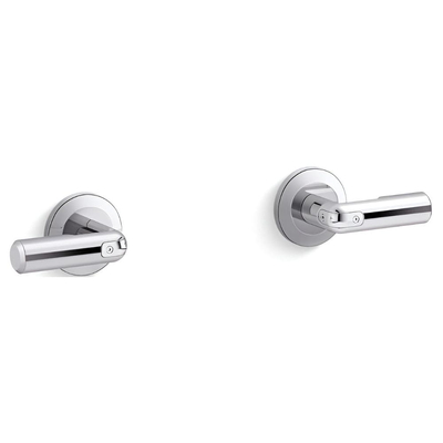 Tay gạt vòi bồn tắm âm tường màu chrome Kallista P34587-CP-CP