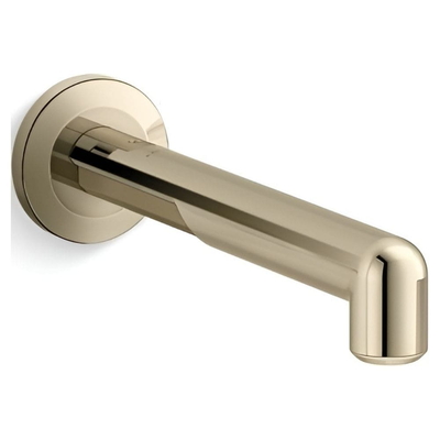 Vòi xả bồn tắm gắn tường màu vàng Kallista P34588-BAF-AF