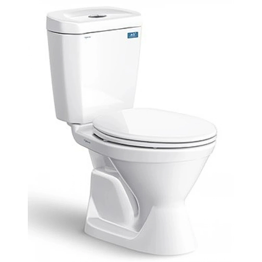 Bồn Cầu 2 Khối Nắp Thường Viglacera VI66 NT Xả Nhấn