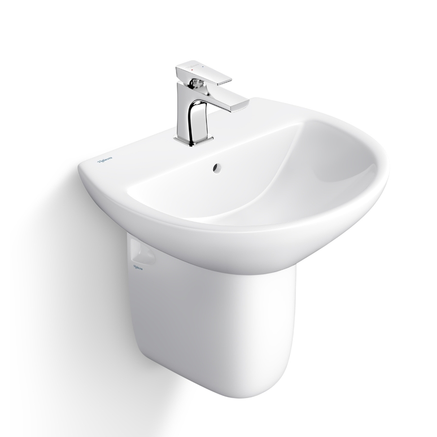 Chậu rửa mặt chân lửng Viglacera V36