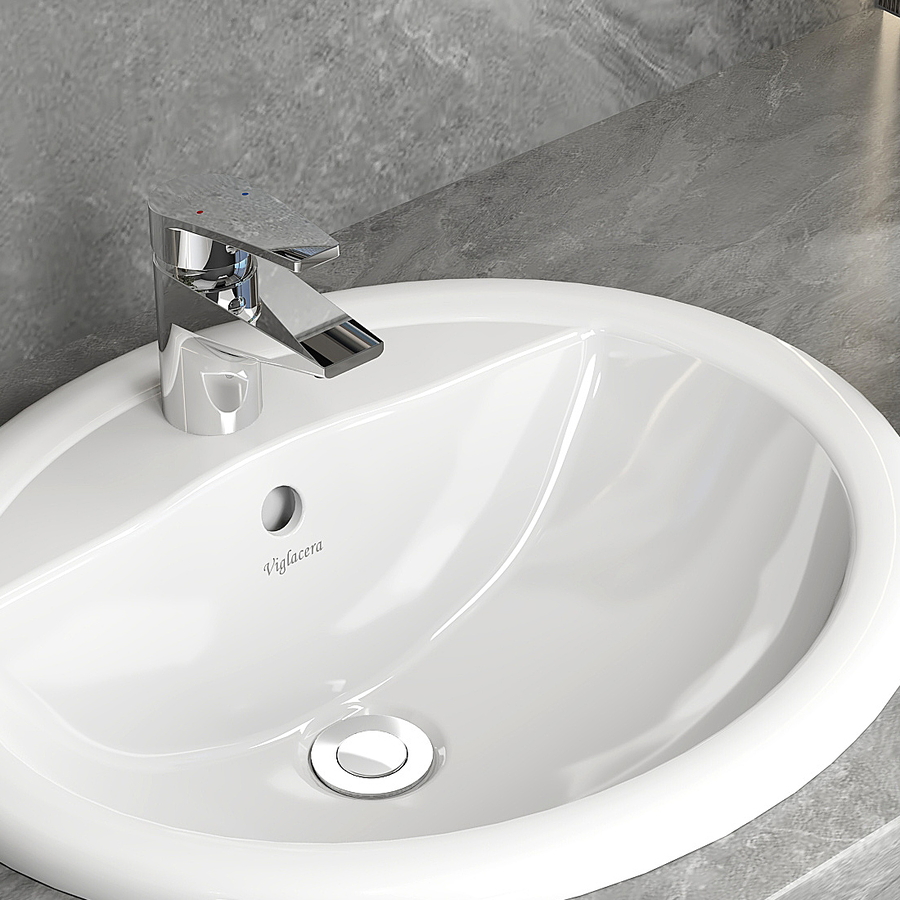 Chậu Rửa Mặt Dương Vành Viglacera CD1 (CD12)