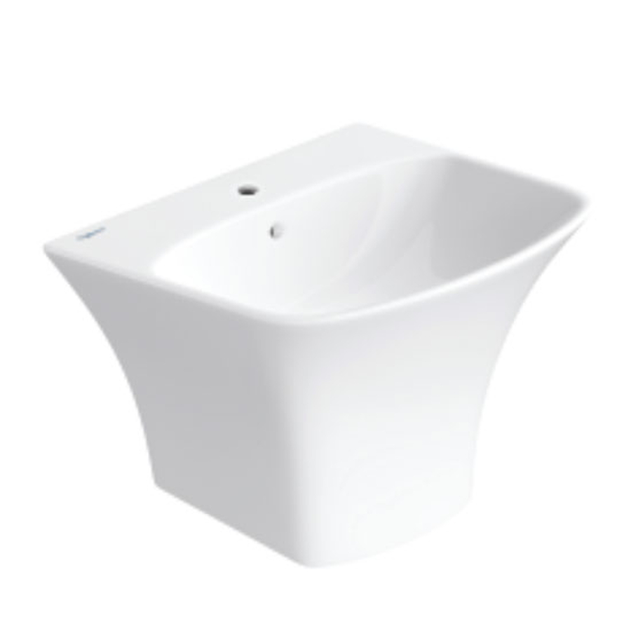 Chậu rửa mặt liền chân treo tường Viglacera V64