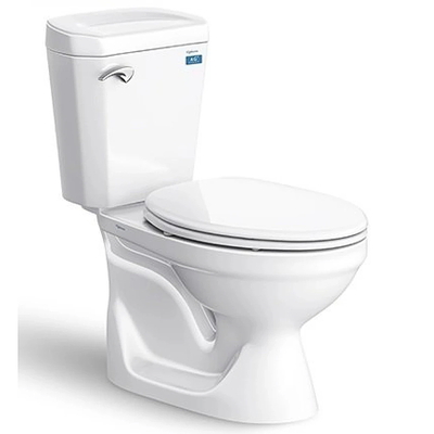 Bồn Cầu 2 Khối Nắp Thường Viglacera VI44 Xả Gat