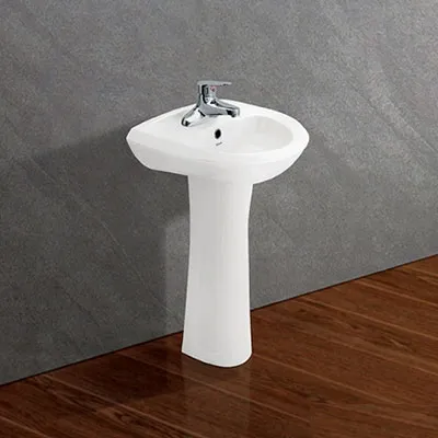 Chậu Lavabo Chân Đứng Viglacera VTL3N/VI1T