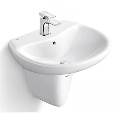 Chậu Lavabo Chân Lửng Viglacera VI5