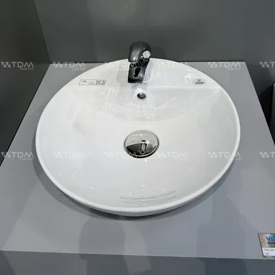 Chậu Lavabo Bán Âm Viglacera V26